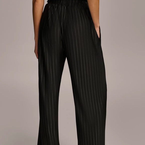 Donna Karan New York Pleated Wide Leg Pants - Picture 3 of 7